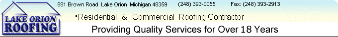 Lake Orion Roofing Inc
